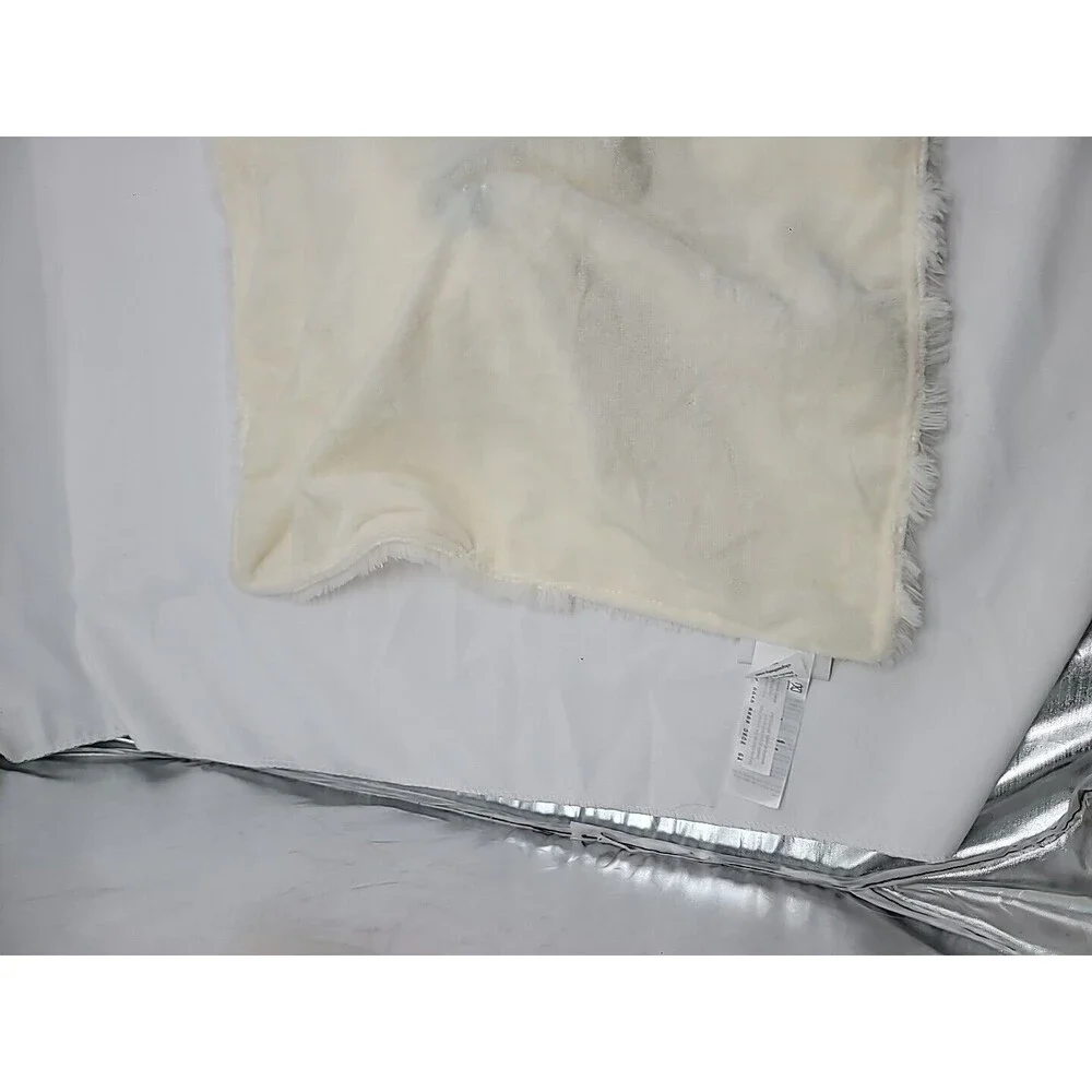 Elegant Baby White Lamb Lovey Security Blanket Replacement 10" X 10" Leui - Picture 14 of 16